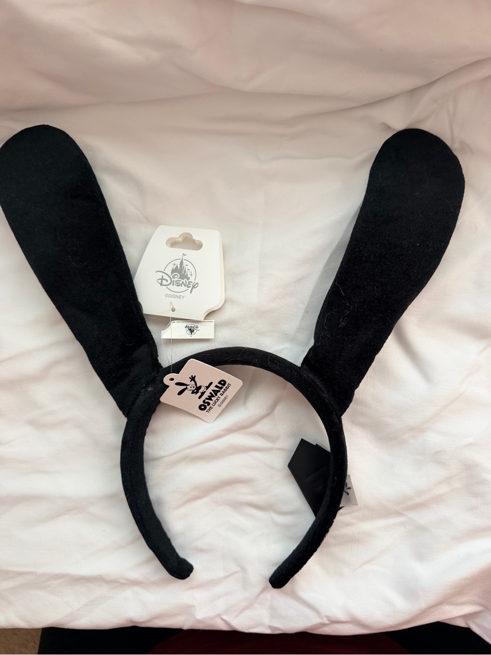 Disney Black Bunny Ear Headband with Tall Ears
